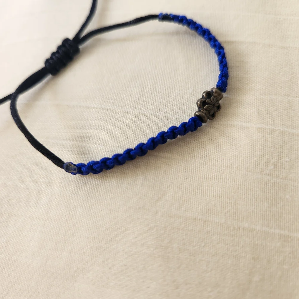 Adjustable Bracelet Handmade Braided Bracelet 4 Pieces Unisex #05